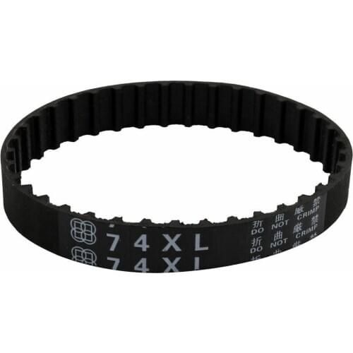74XL Timing Belt 37Teeth 10mm Wide 5.08mm Pitch Stepper Motor Rubber Black