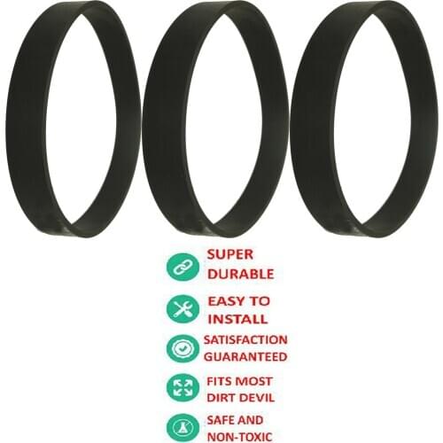 3pcs Drive Belts Replacement for Bissell Vacuum Style 7 9 10 12 14 Belts 3031120