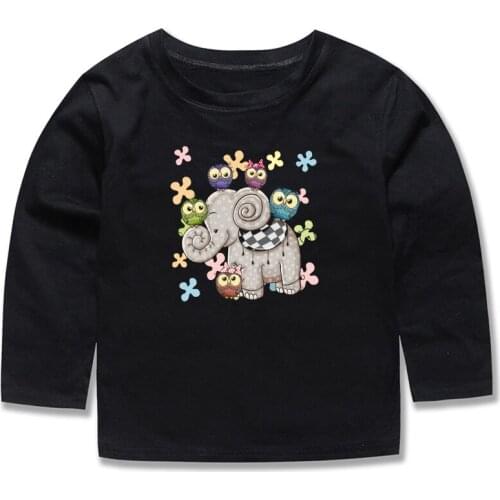 SMHONG Baby Girl Clothes Children Full Sleeve Boys Elephant Printing Tops Baby Boy Clothes Roupas Infantis Menina