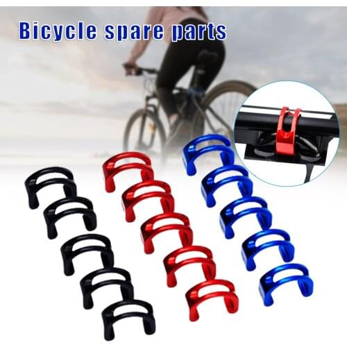 5PCS Bicycle C Type Buckles Aluminum Alloy C Clip For Road Bike Disc Brake Cable Frame Organizer Line Pipe Clip XR-Hot