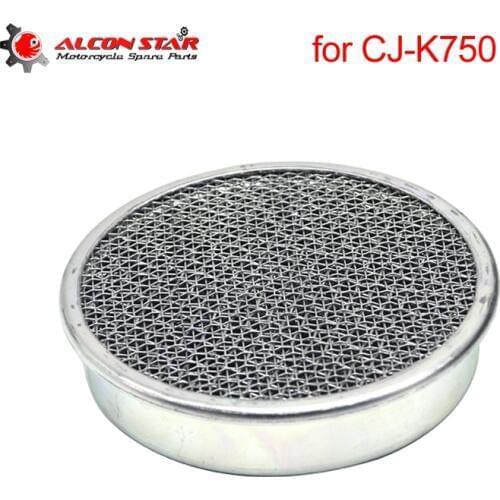 Alconstar- 1 Pcs Silver Motorcycle Air Filter 750CC CJ-K750 for Ural M72 for BMW R1 R51 R61 R71 K750 Filter Retro Sidecar Motor