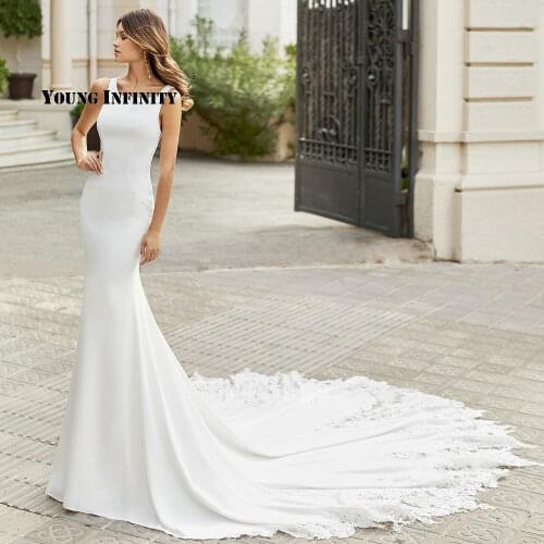 Young infinity Chiffon Wedding Dresses