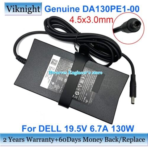 130W DA130PE1-00 19.5V 6.7A AC Adapter For DELL Inspiron 15 5576 5577 7566 7567 7557 7559 17R N7110 XPS Gen 2 Laptop Charger