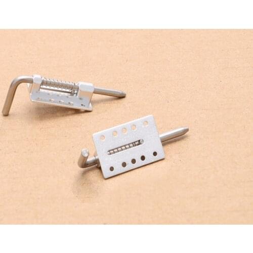 2PCS Canopy Hatch Lock Latch Aluminum Alloy Spring Cockpit Pin Cabin Door Fixing Buckle for RC F3A Fixed Wing Aircraft DIY Parts