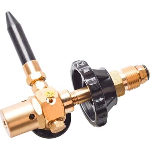 1pc Brass Helium Latex Balloon Inflator Regulator With Pressure Gauge For G5/8 Tank Valves 145*135mm Pressure Reducer