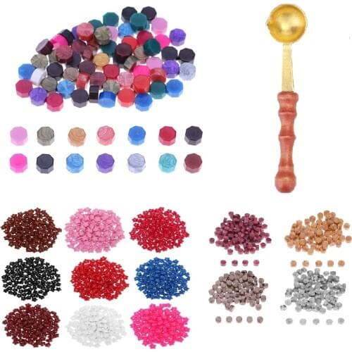 100Pcs Seal Stamp Wax Vintage Wax Seal Stamp Tablet Pill Beads for Envelope Wedding Wax Seal Ancient Sealing Wax New