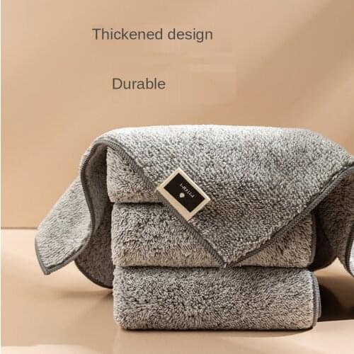 3pcs Microfiber Dish Towel Dishcloth Utensils for Kitchen Supplies Household Mop Rag Cleaning Cloth Wipes