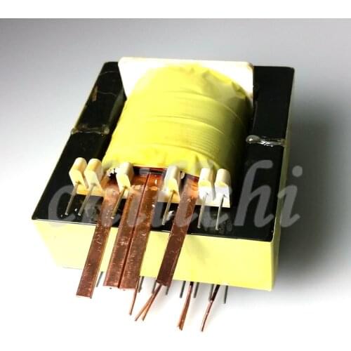 Inverter high frequency transformer EE85B vertical 2000 Watts