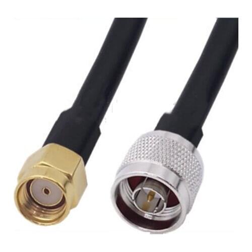 RG58 Cable RP-SMA Male to N Male Coaxial Connector WiFi Antenna Extension Pigtail jumper cable