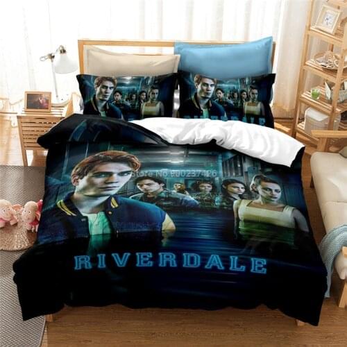 New Products Riverdale 3d Bedding Set Printed Duvet Cover Set Pillowcases Twin Full Queen King Chidren Bed Linen Set Bedclothes