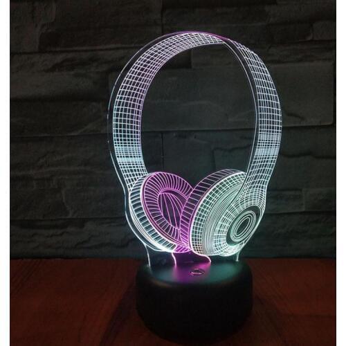 Creative Visual Touch Charging Led Light Touch switch Factory wholesale Christmas decorative lights decoration 3D night light