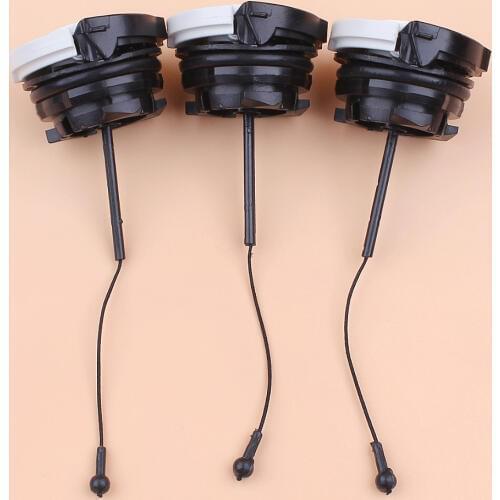 3Pcs/lot Gas Fuel Tank Cap Fit Stihl MS171 MS181 MS192 MS192T MS200 MS201 MS211 00003500533 Chain Saws Spare Parts