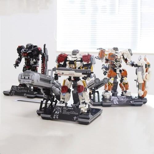 Decool 11001 11002 11003 MOC Robot Model Hand-Run Mech Gundam Assembly Building Block Brick Toys For Children Christmas Gifts