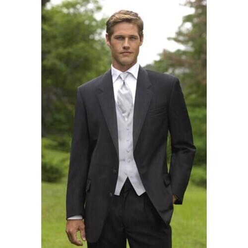 2019 ternos masculino black lapel groom mens suits ternos dresses 2017 best man best men suit mens wedding dress costume homme