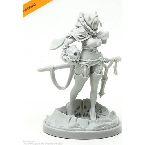 30mm Resin Figure model kits King-dom death Halloween Unassembled and unpainted 147