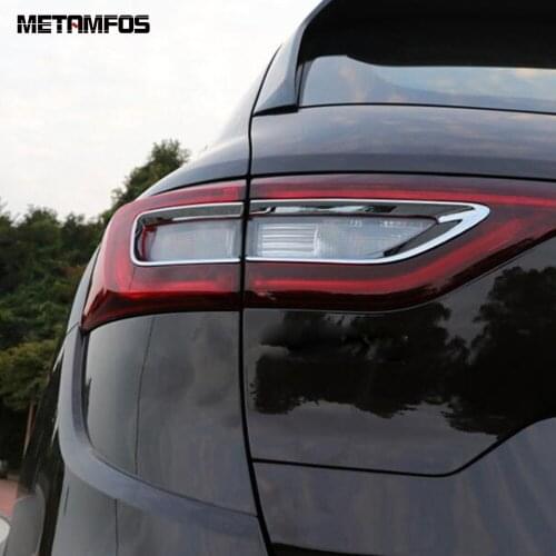 For Renault Koleos 2016-2019 2020 Chrome Rear Light Lamp Cover Trim Molding Taillamp Hood Exterior Accessories Car Styling