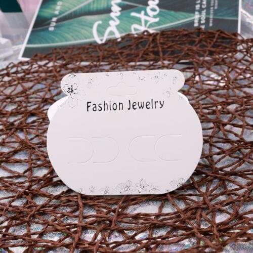 New Arrived 100pcs Fashion Jewelry Hairpin Display Paper Cards Hair Packaging Paper Cards Jewelry Hairpin Accessory Cards Tags