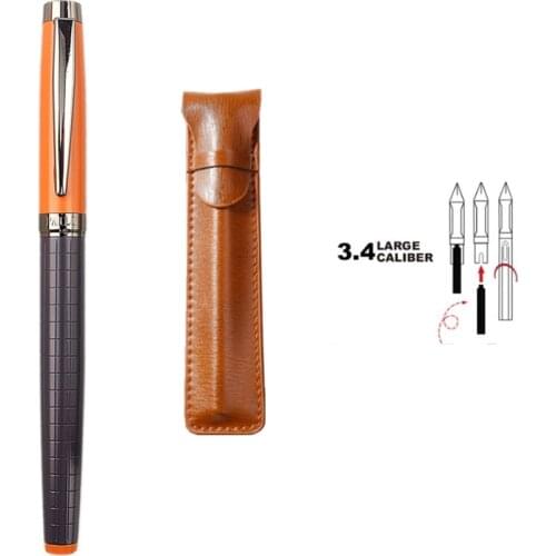 New Metal Fountain Pen Matte Morandi Season Color Iridium Fine Nib 0.5mm Ink Pen Office Business Writing Gift
