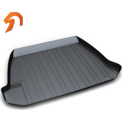 Rubber Rear Trunk Cover Cargo Liner Trunk Tray Floor Mats For Volvo S60 2014-2017 Car Floor Trunk Carpet Liner Mats