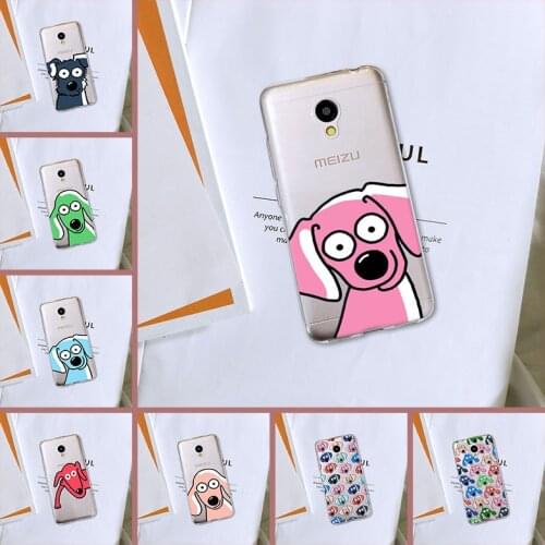 Silicone Case For Meizu M6 M6S M6T M5 M5C M5S M3 M3S M2 Soft Cute Dog Puppy Kawaii Cover For Meizu M2 M3 M5 M6 Note Phone Case