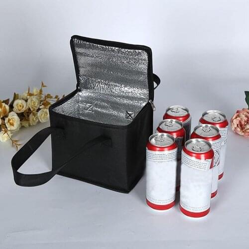 Lunch Thermal Cooler Bag Insulation Food Holder Insulated Storage Box Non-woven Portable Picnic Camping Coolers Drink Carrier