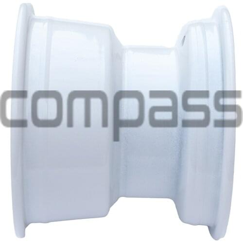 Good quality Aluminum ATV 8 Inch Tires Wheel white hub 8 Inch Vacuum Tires 4 Hole Wheel Rims