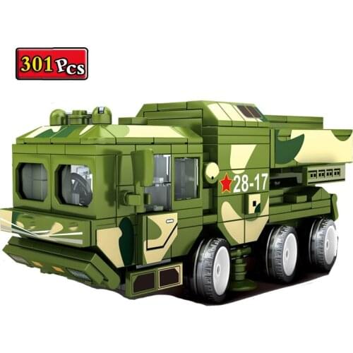 WW2 Military Series World War II CJ-10 Cruise Missile Vehicle Artillery Soldier Weapon MOC Building Blocks Bricks Toys Gifts