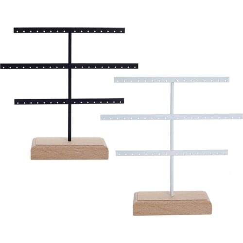 ​Earrings Organizer Jewelry Display Stand 3-Tier Earrings Holder Rack for Hanging Earrings Earring Jewelry Display Tree
