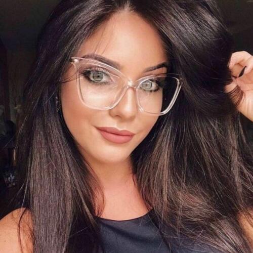 Lady Cat Eye Glasses Frames For Women Sexy Oversized Metal Frame Brand Designer Optical EyeGlasses Fashion Eyewear 2020