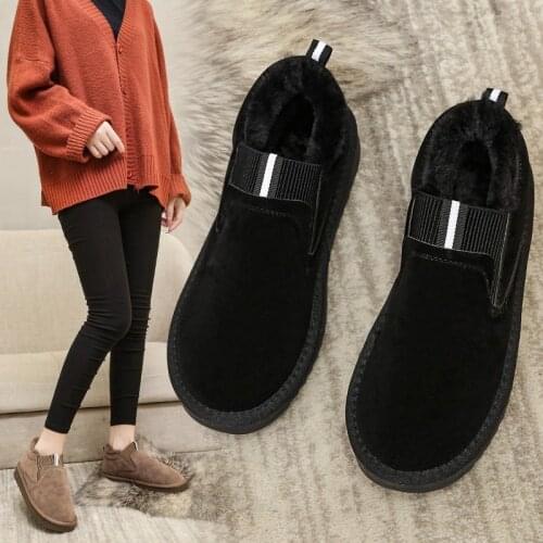Shallow Mouth Shoes Woman 2021 Casual Female Sneakers Round Toe Women Soft British Style New Winter Comfortable Cute