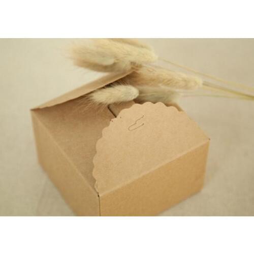 100pcs/lot-9*9*5cm,12*12*6cm Mini S White Kraft Paper Storage Boxes DIY Party Gift Box Cookies Snack Candy Box Baking Package