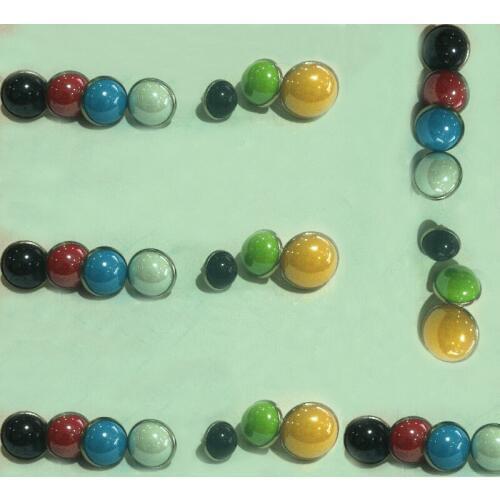 1000 sets Blue Turquoise Rivets Studs Leather Craft Decoratiive Rivets 8mm