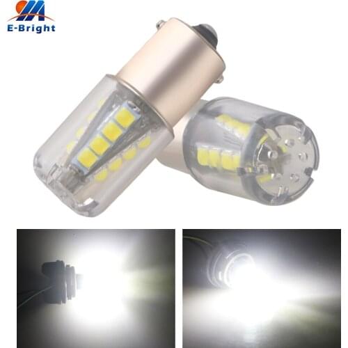 2pcs DC 12V 1156 BA15S BAU15S 1157 BAY15D 3030 LED Polar Constant Turn Signal Brake Driving Tail Light White Red Amber