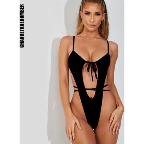 2021 Sexy Leopard Bikinis Swimwear Summer Women Pure Color One Piece Swimsuit Brazilian Bathing Suit Beachsuit Women Clothing