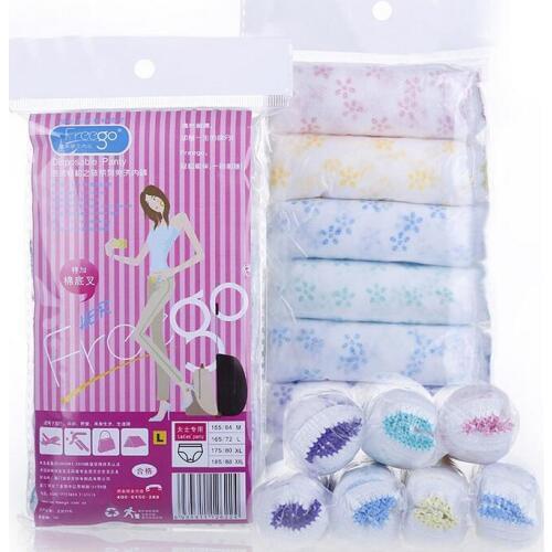 New 12pcs Travel Outdoor Spa Female Antibiotic Panties Disposable Physiological Pregnant woman Panties Briefs health Underwear