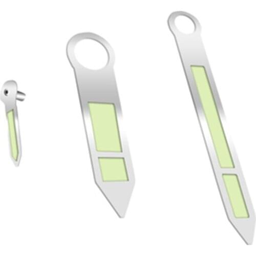 Watch Accessories Silver Edge Luminous Watch Hands for ETA 6497/ 6498 for ST3600 / ST3620 Manual Movement