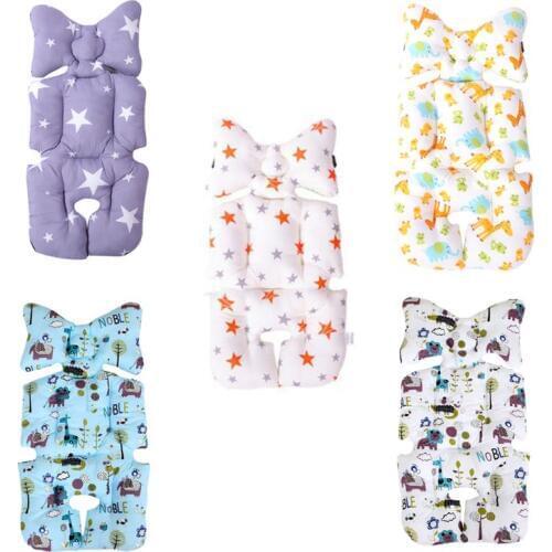 Newborn Baby Kid Soft Car Seat Stroller Cushion Pad Mat Head Body Support Pillow 19QF
