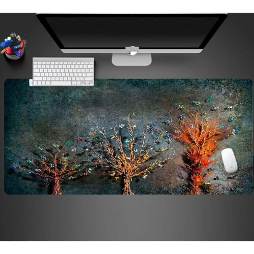 Nordic Style Mouse Pad Plant Trees Mousepad PC Computer Keyboard Mouse Game Desk Rubber Mat Best Selling Gamer Mause Pad