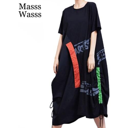 Летние платья с рукавами Masss Wasss China At AliExpress