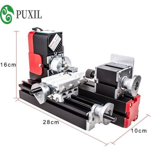 Mini lathe, multifunctional household lathe, metal lathe, woodworking lathe, mini combination lathe