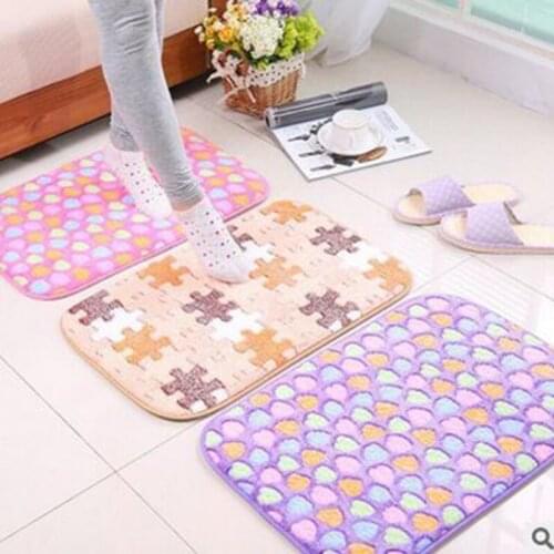 Fashion design 2016 hot sale living room carpet nine colors bath mat soft touch high qulity oval bathroom carpet