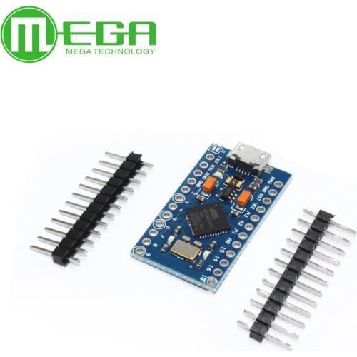 5pcs/lot New Pro Micro for arduino ATmega32U4 5V/16MHz Module with 2 row pin header For Leonardo