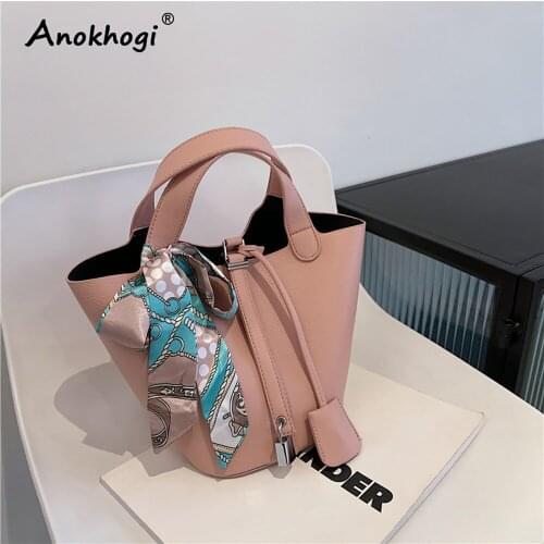 New Style Women Fashion Big Capacity Bucket Bag Scarves Ladies Casual Handbag ML142