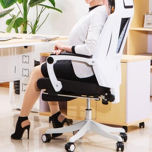 New Solid Color Home Computer Reclining Lunch Break Office Chair Breathable Chair Lift Swivel Chair Gaming Chair Minimalist