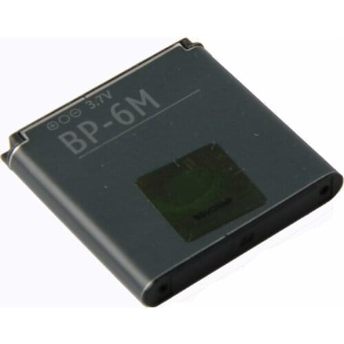 Original BP-6M phone battery for Nokia N73 N77 N93 N93S 3250 6151 6233 6234 6280 6288 6290 9300I 9300 BP6M