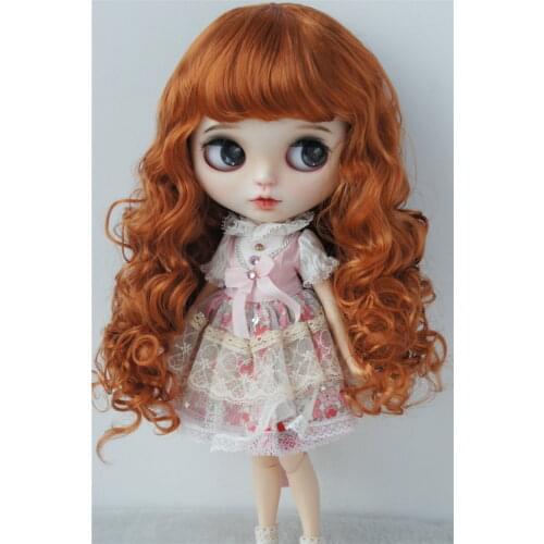 JD311 9-10inch Long wave air bangs doll wig fashion synthetic mohair BJD wigs
