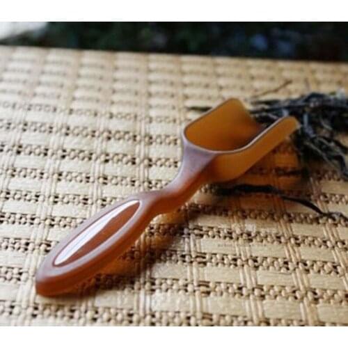 15cm Platic Teaspoon Tea Shovel Scoops Essential Tea Leaf Spoon Chinese Kungfu Tea Accessories