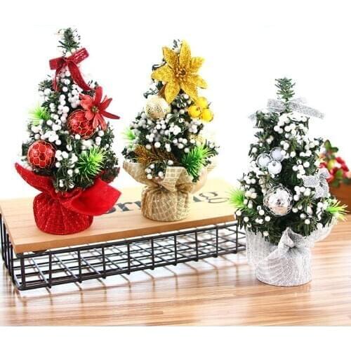 Christmas Tree home Bedroom Desk Decoration Toy Doll Gift Office Home Children christmas tree decorations party supplies