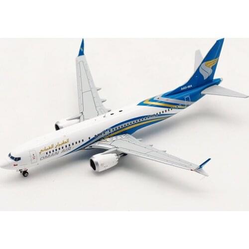 Diecast Alloy 1:400 Scale B737-8MAX A4O-MA OMAN AIR Planes Model Airplanes Airlines Aircraft Plane Collectible Model Collection