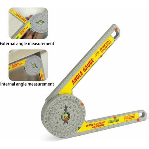 Angle Finder Miter Saw Protractor Measuring Ruler Tool Goniometer Pro Durable 100% Brand New And High Quality